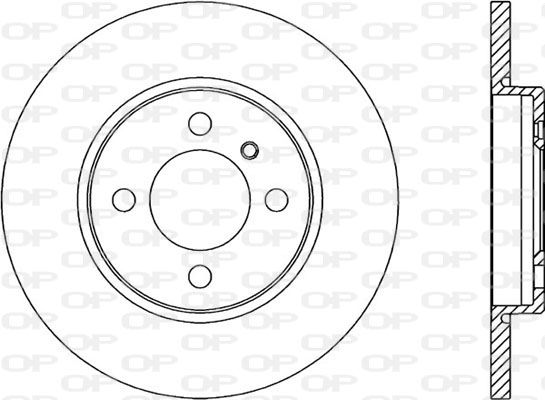 OPEN PARTS Jarrulevy BDR1080.10